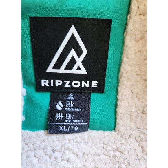 Ripzone Winter Jacket Junior XL Green In Good Condition - Picture 4 of 4
